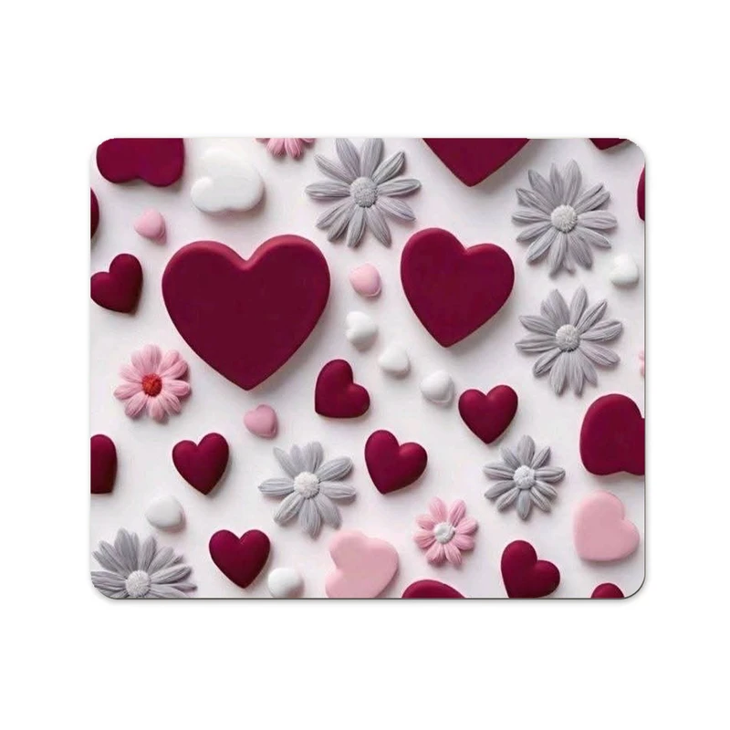 ماوس پد پاد آفرین طرح قلب کد 902 سایز 19*24 سانتی متر