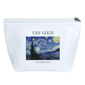 کیف لوازم آرایش دخترانه خندالو مدل شب پر ستاره ونسان ونگوگ کد H2002