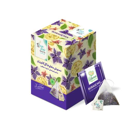 دمنوش گل گاوزبان دکتر بس- 86 گرم بسته 14 عددی