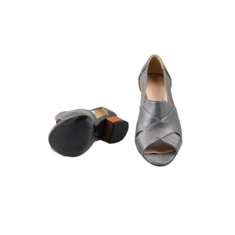 صندل زنانه مدل مارگاریت چرم طبیعی کد 002