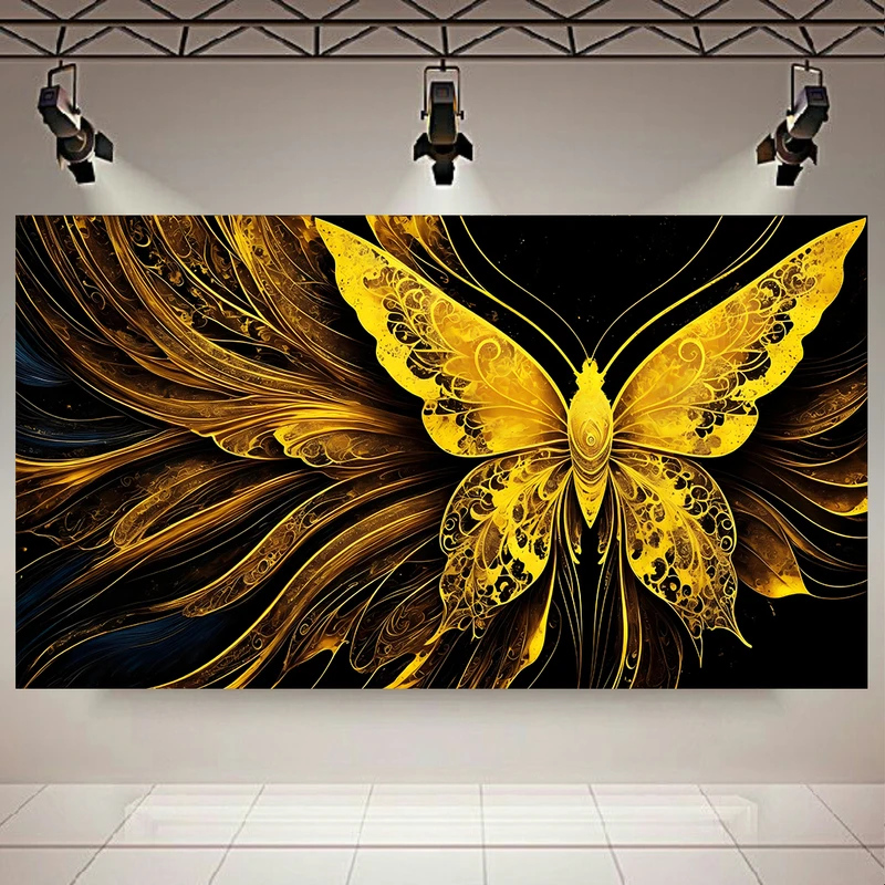  پوستر طرح مخمل پروانه مدل مدرن کد AR302515