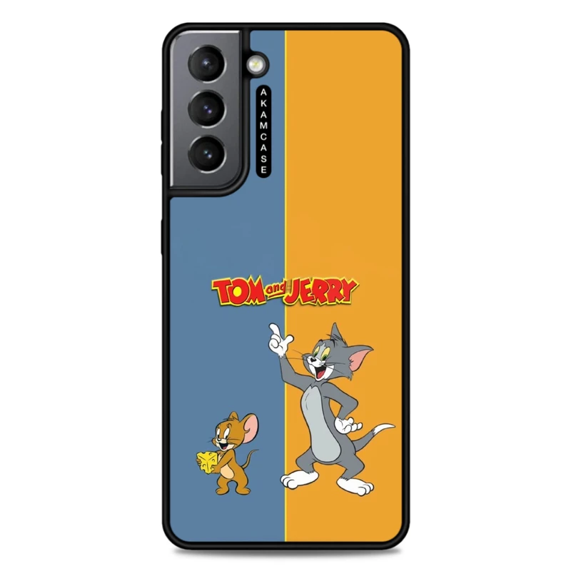 کاور آکام مدل AMC-WSGS21-TOM & JERRY17 مناسب برای گوشی موبایل سامسونگ Galaxy S21