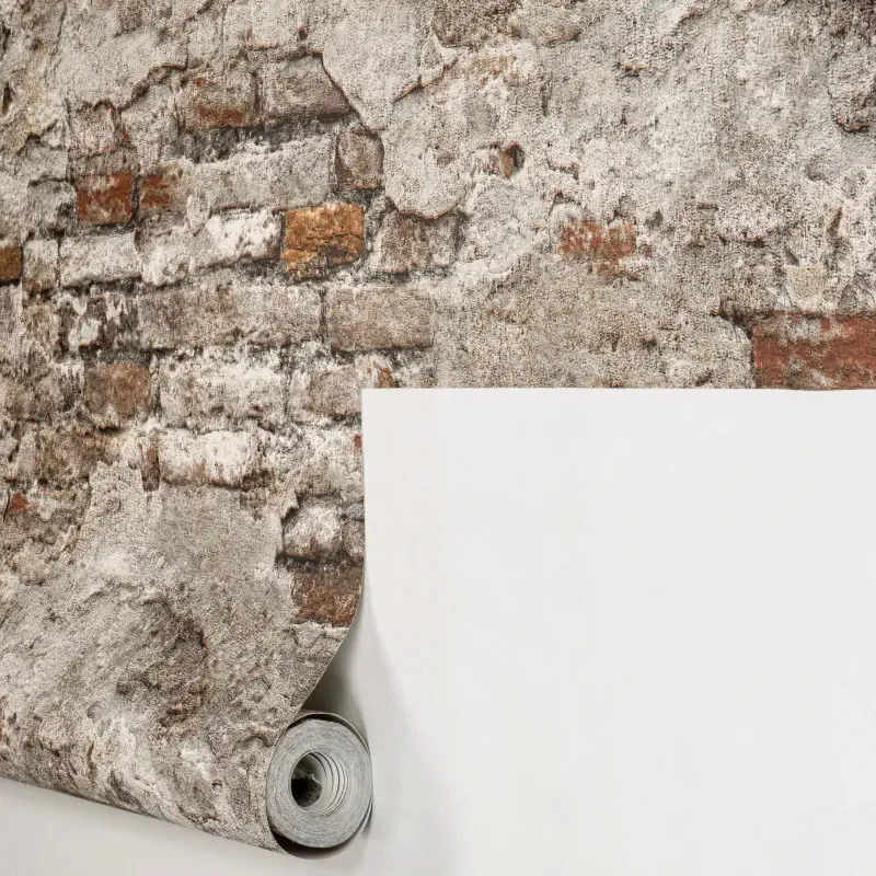 عکس شماره 5 : کاغذ دیواری مدل آجر کد 8129