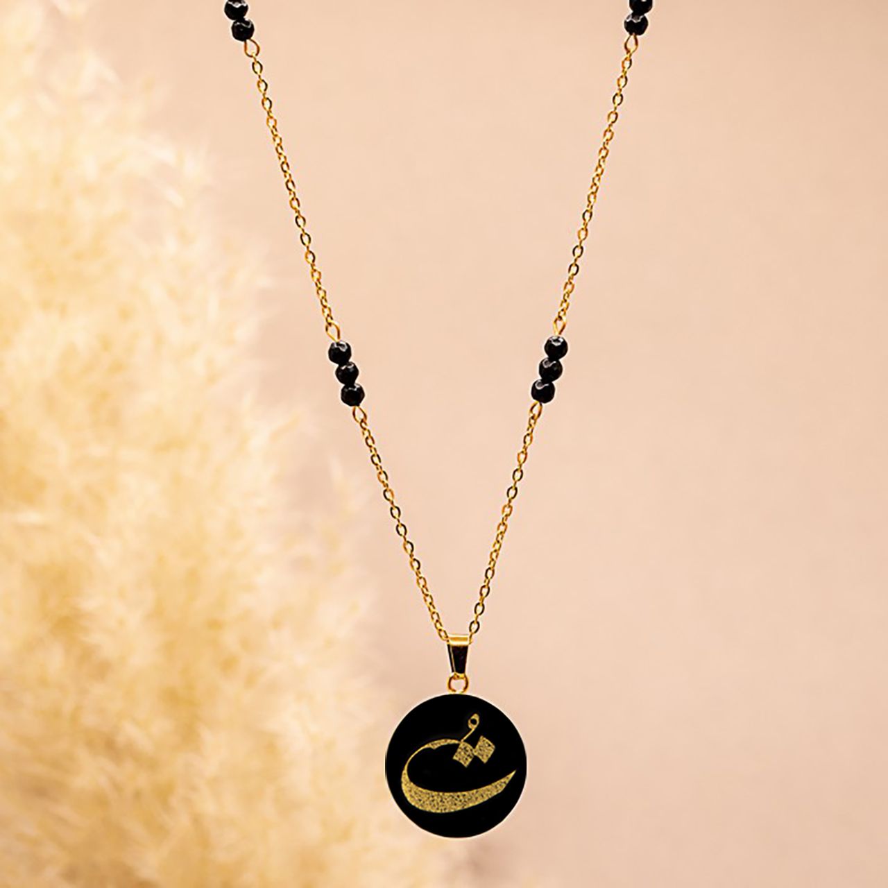 گردنبند زنانه مارک گلد مدل تُ کد GN3074 -  - 2