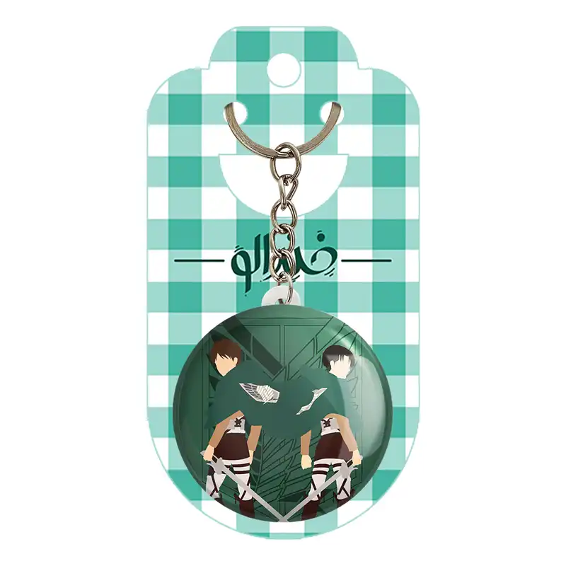 جاکلیدی خندالو مدل ارن و لیوای انیمه اتک آن تایتان کد 10990