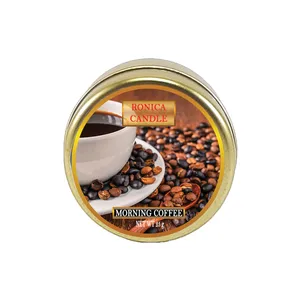   شمع دست ساز رونیکا مدل معطر قهوه