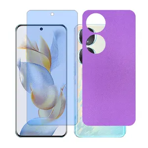 Glass together model blue cut screen protector suitable for Honor 90 mobile phone with back cover sticker