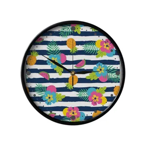 ساعت دیواری مدوپد طرح میوه‌های استوایی مدل PAT00290