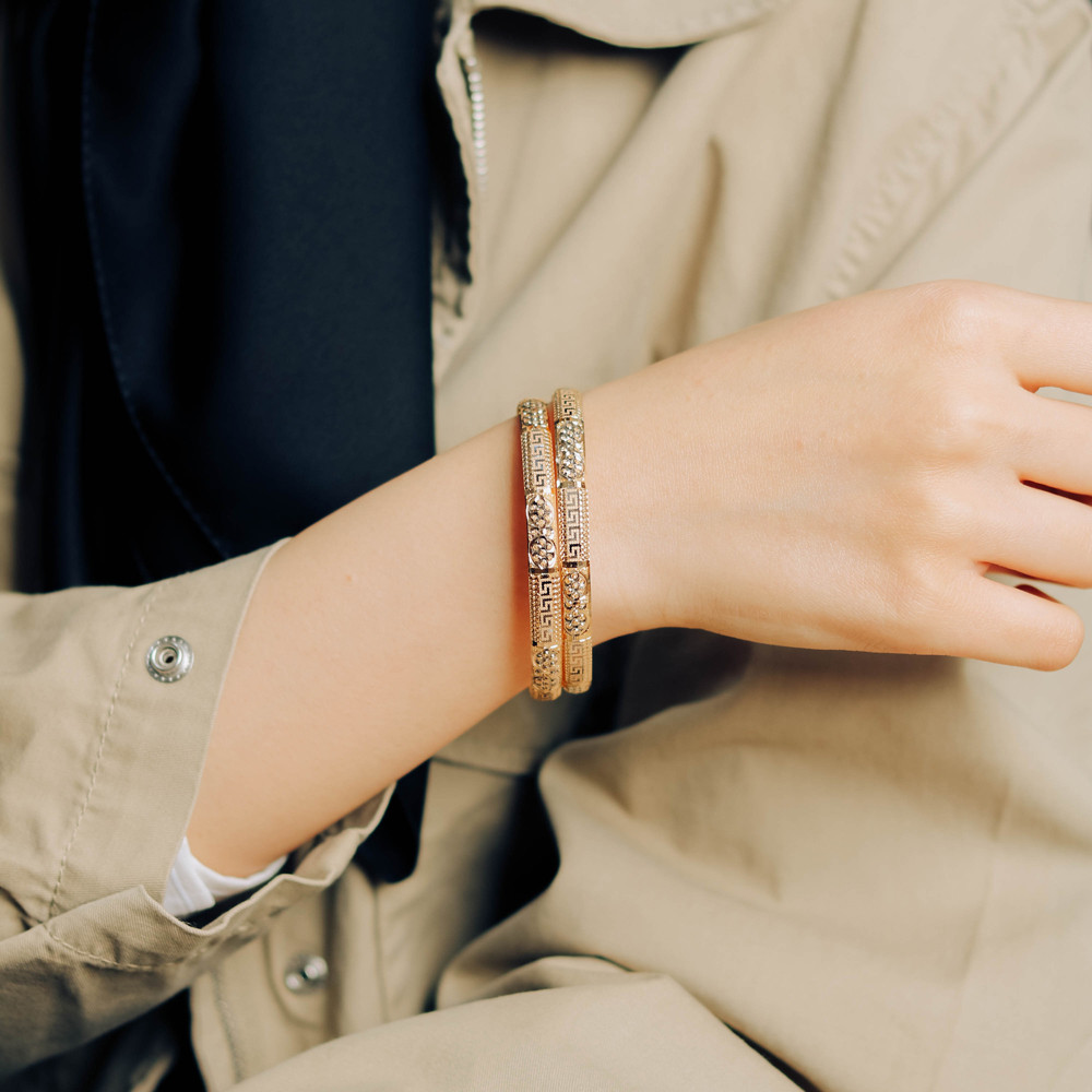 النگو طلا 18 عیار زنانه زرالتون مدل مایسا کد 2