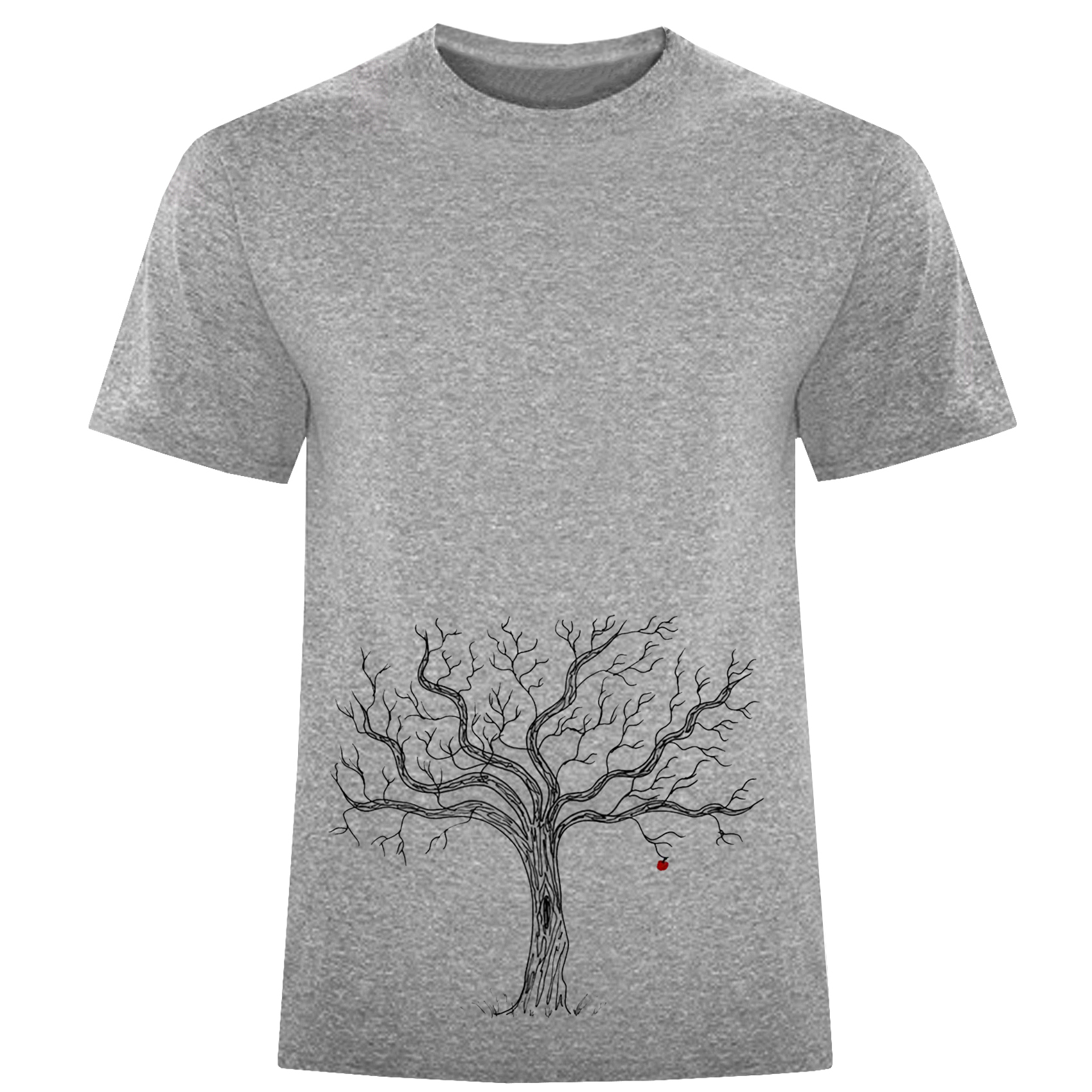 تی شرت آستین کوتاه مردانه مدل درخت D808