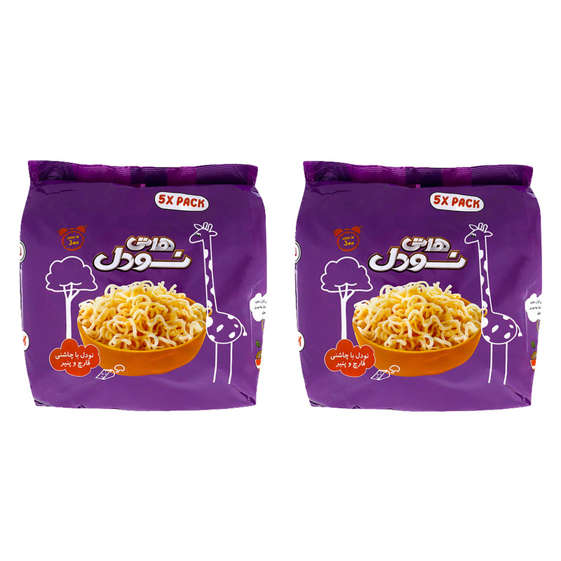 نودل نیمه آماده قارچ و پنیر هاتی نودل - 850 گرم مجموعه 2 عددی