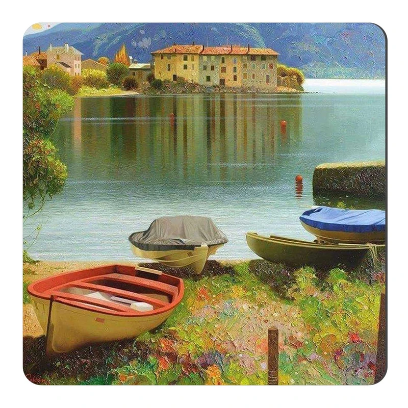  مگنت طرح نقاشی دریاچه و قایق ها کد wmg1045
