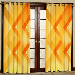 پرده مدل خط کج هازان پانچی کد 4345 سایز 140x200 سانتی متر