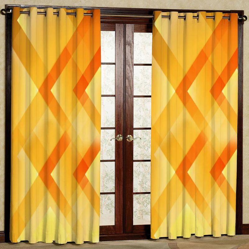 پرده مدل خط کج هازان پانچی کد 4345 سایز 140x200 سانتی متر