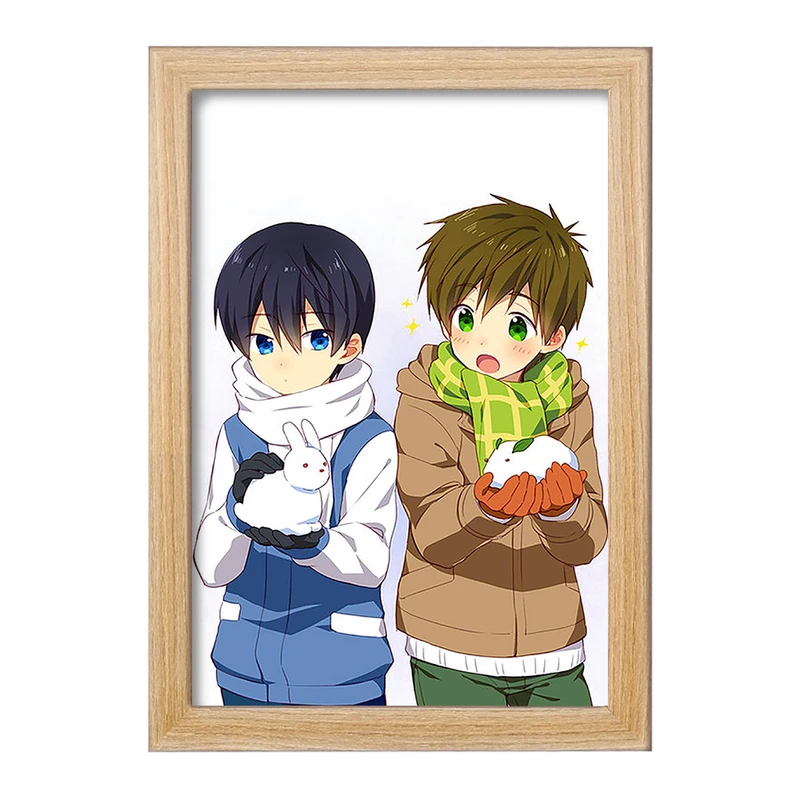 تابلو خندالو مدل ماکوتو و هاروکا انیمه فری تیل Fairy Tail  کد 15617