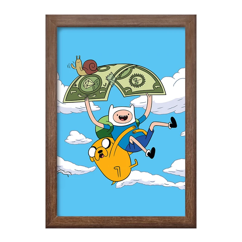 تابلو خندالو طرح جیک و فین وقت ماجراجویی Adventure Time  کد 20857