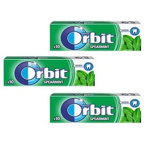 آدامس دراژه اسپیرمینت اوربیت بسته 3 عددی 