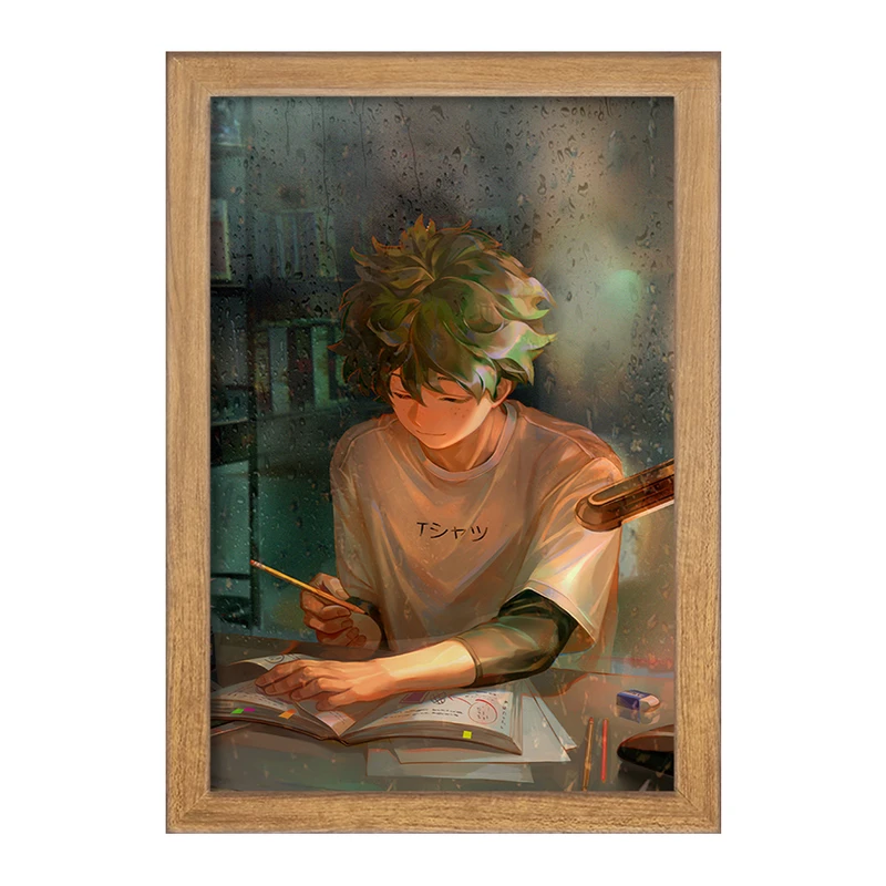 تابلو خندالو مدل دکو انیمه آکادمی قهرمان من کد 11570