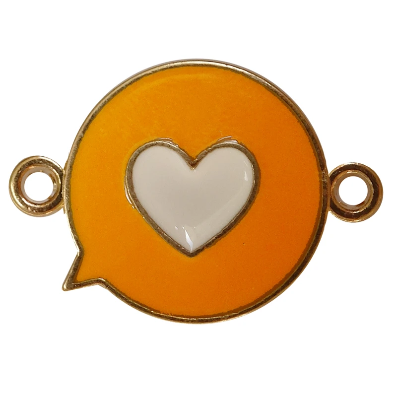 آویز دستبند مدل مدور قلب توپر کد AD 868