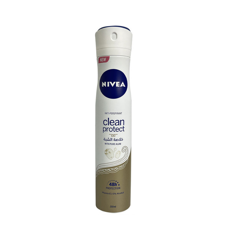 اسپری ضد تعریق زنانه نیوآ مدل Clean Protect حجم 200 میلی لیتر اسپری ضد تعریق زنانه نیوآ مدل Clean Protect حجم 200 میلی لیتر