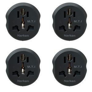 نقد و بررسی مبدل برق 3 به 2 نارکن مدل M.T.I بسته 4 عددی توسط خریداران