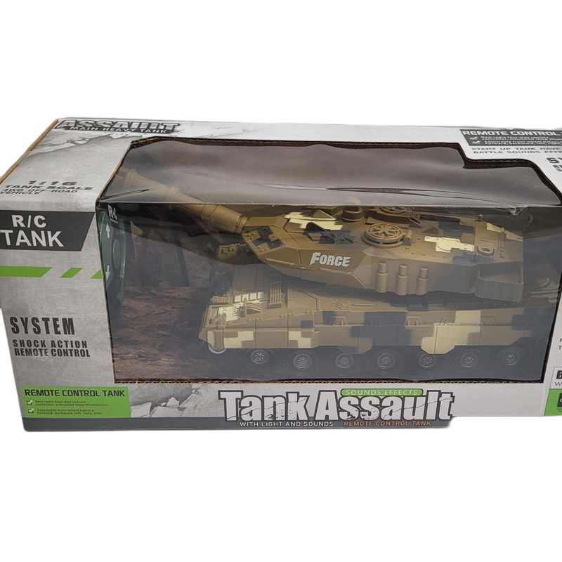 تانک بازی کنترلی مدل tank assault j9002b