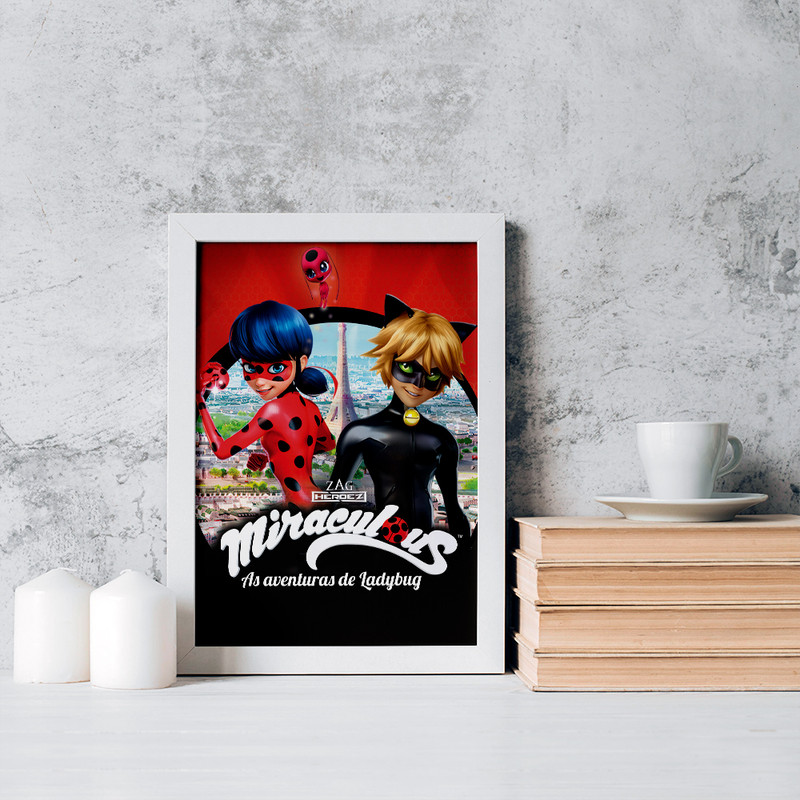 تابلو کودک خندالو مدل دختر کفشدوزکی کد 3457