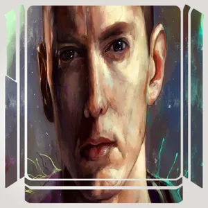 برچسب پلی استیشن ۴ مدل  eminem fanart  کد PSS-327  