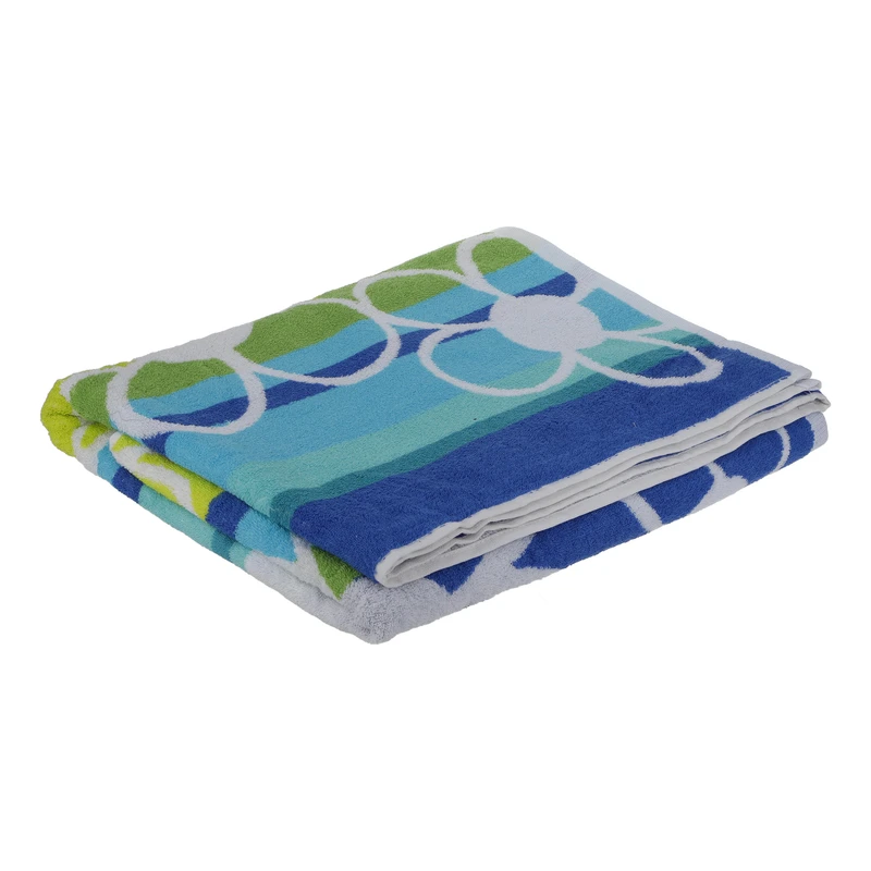 حوله حمام برق لامع مدل نسترن سایز 160×100 سانتی‌ متر 