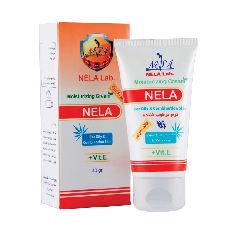  کرم مرطوب کننده لابراتوار نلا مدل اویلی اسکین وزن 40 گرم