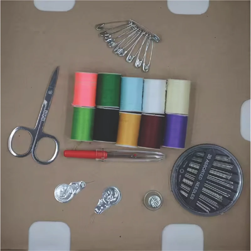 عکس شماره 5 : جعبه نخ و سوزن طرح مسافرتی کد mora مجموعه 50 عددی