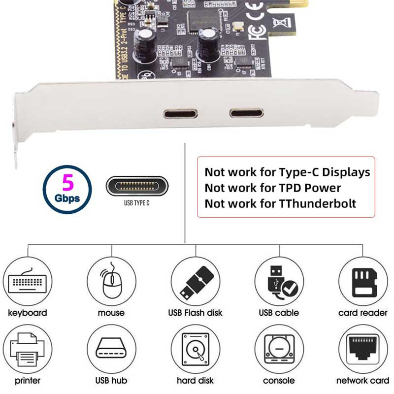 کارت تبدیل PCI-E به USB-C مدل NETPIL TP48