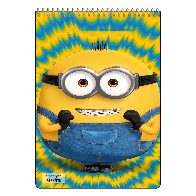 دفتر نقاشی 50 برگ سیمی کارنیکا طرح مینیون ها Minions کد 38615