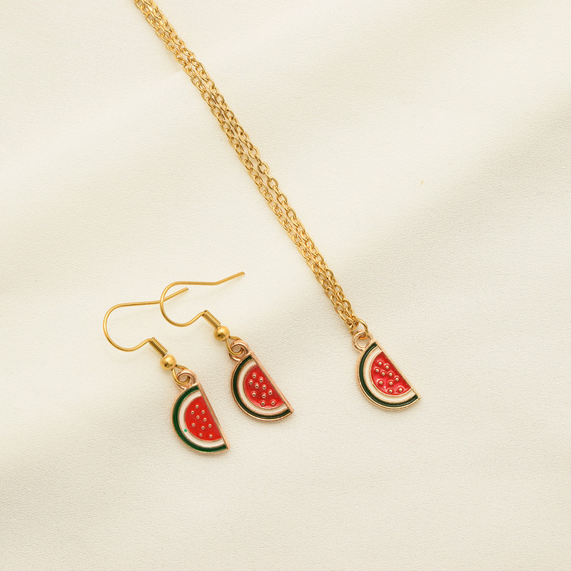 نیم ست دخترانه دلنار گالری مدل هندوانه یلدا