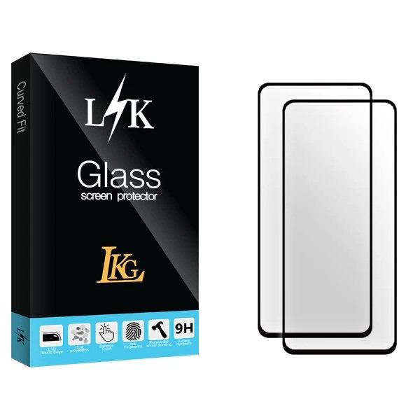 محافظ صفحه نمایش شیشه‌ای ال کا جی مدل Full LKK مناسب برای گوشی موبایل شیائومی ردمی Note 9 Pro 4G / Note 9 Pro Max 4G / Note 9S 