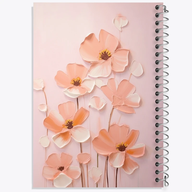 دفتر نت موسیقی 50 برگ خندالو مدل گل (Flower) کد F2584