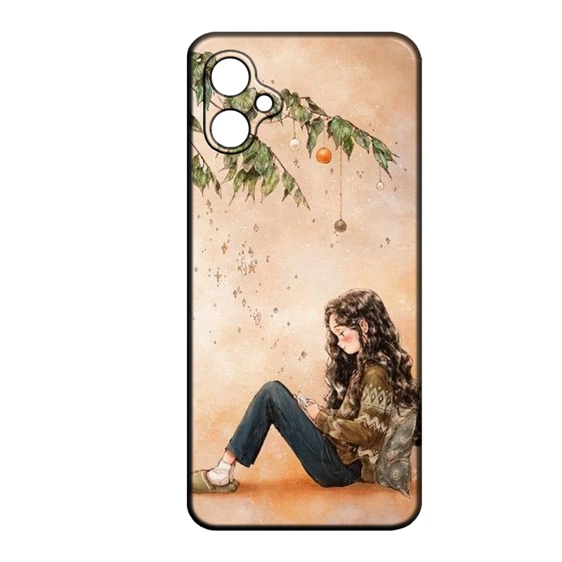 کاور طرح دخترانه کد 276 مناسب برای گوشی موبایل سامسونگ Galaxy A07