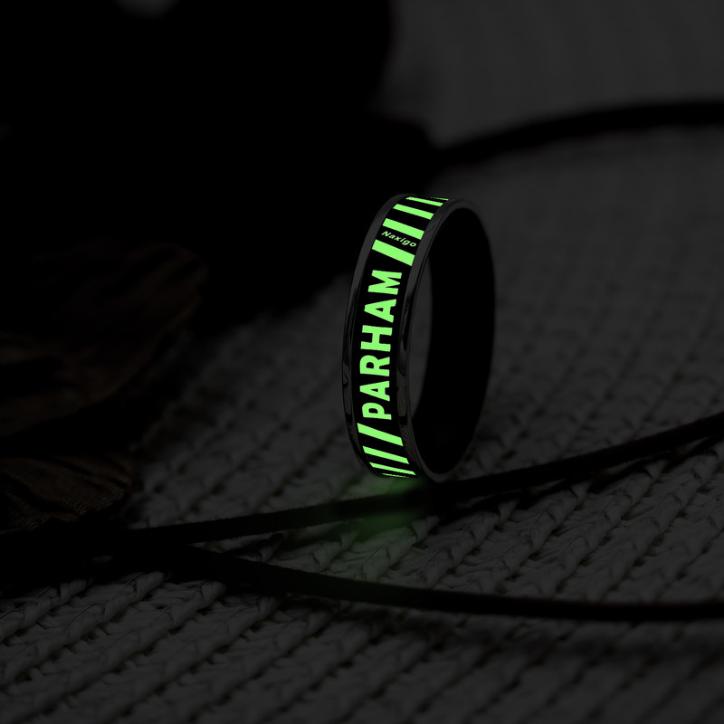 انگشتر ناکسیگو مدل شب تاب طرح پرهام کد RB15885 انگشتر ناکسیگو مدل شب تاب طرح پرهام کد RB15885