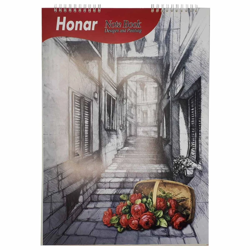 دفتر طراحی 50 برگ هنر طرح کوچه مدل SD-M-A3