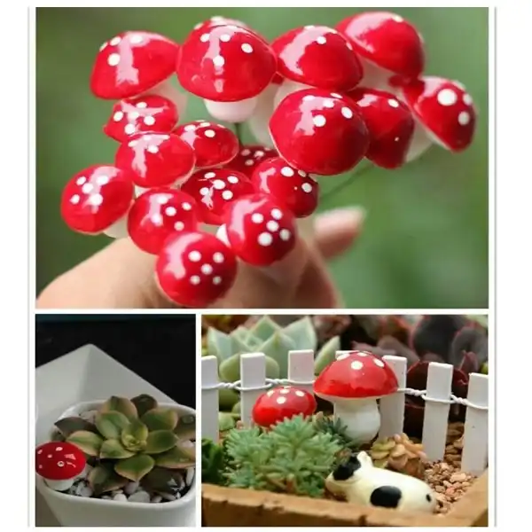 دکوری به گز مدل قارچ مجموعه 5 عددی