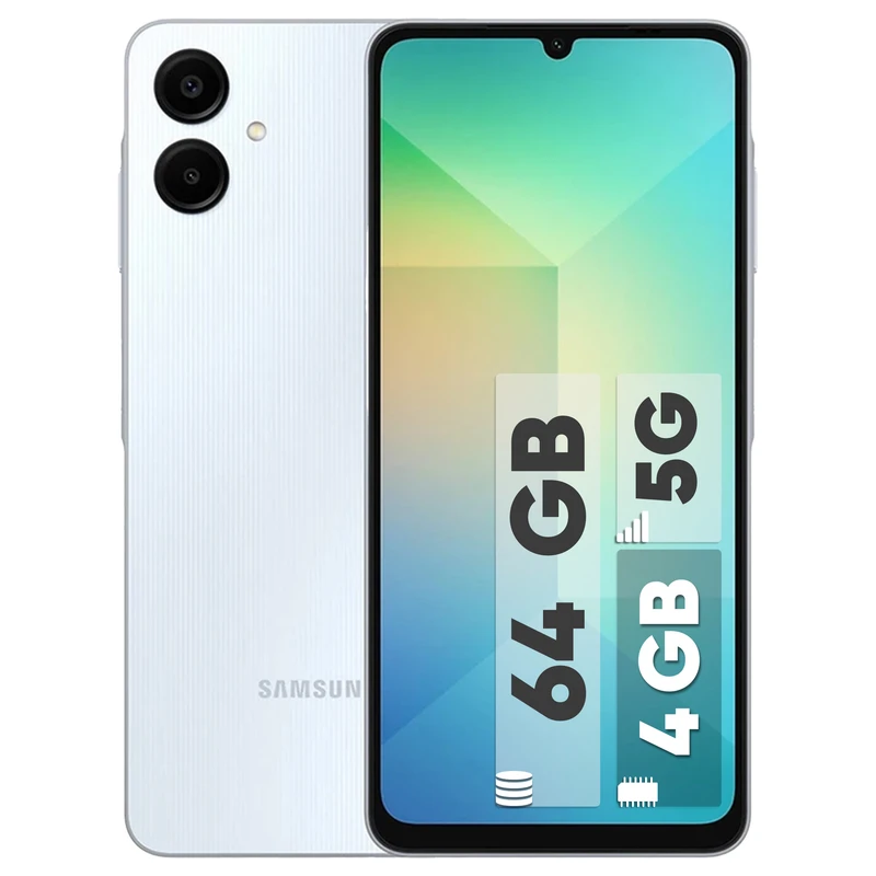 گوشی سامسونگ Galaxy A06 5G دو سیم کارت 64 گیگابایت و رم 4 گیگابایت