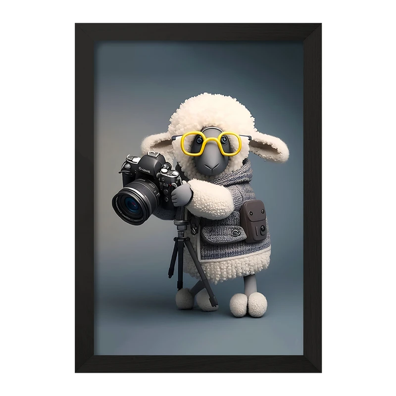 تابلو خندالو مدل گوسفند کد F10039