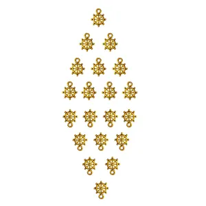 آویز دستبند مدل سکان کشتی کد AD 240 بسته 20 عددی