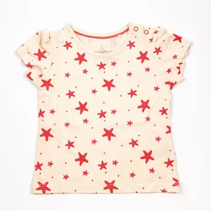 تی شرت آستین کوتاه نوزادی لوپیلو مدل STARS