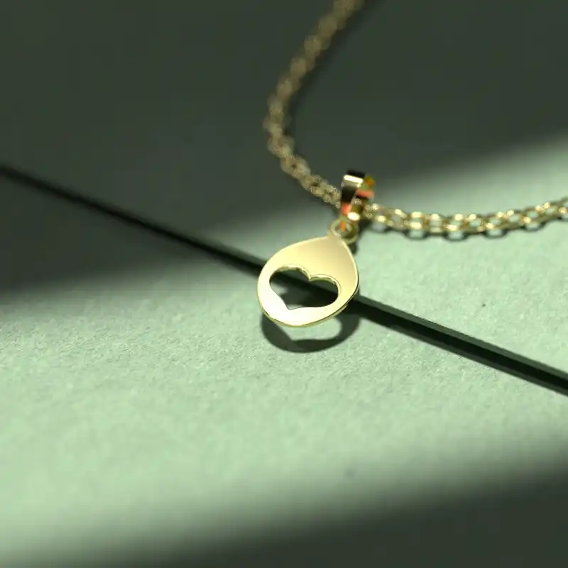 گردنبند طلا 18 عیار زنانه مدوپد مدل هندسی کد CA10562