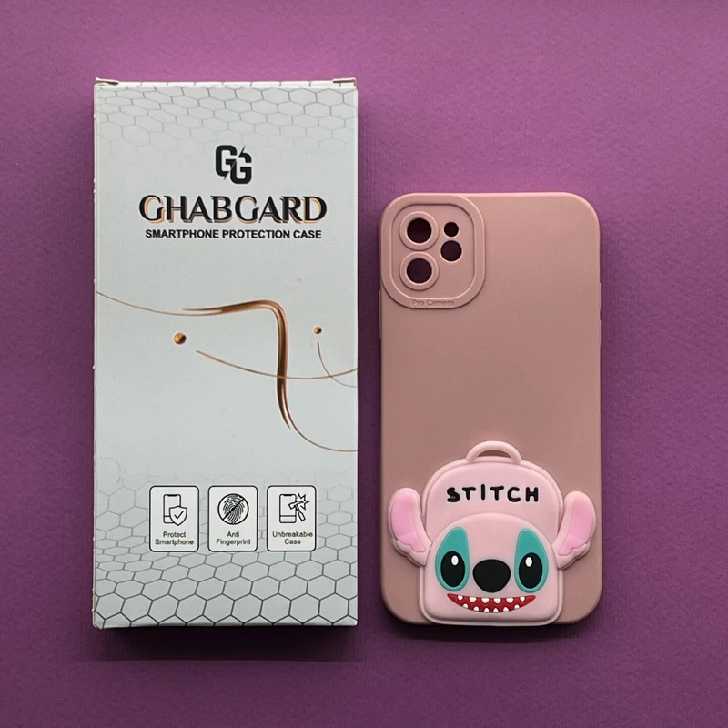  کاور قاب گارد مدل سیلیکونی دخترانه مناسب برای گوشی موبایل اپل iPhone 11 