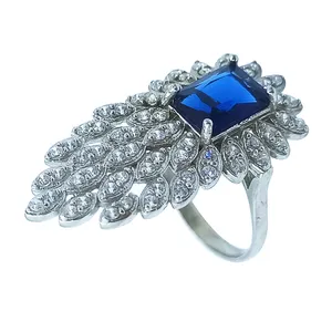 انگشتر نقره زنانه سلین کالا مدل یاقوت ce-As275