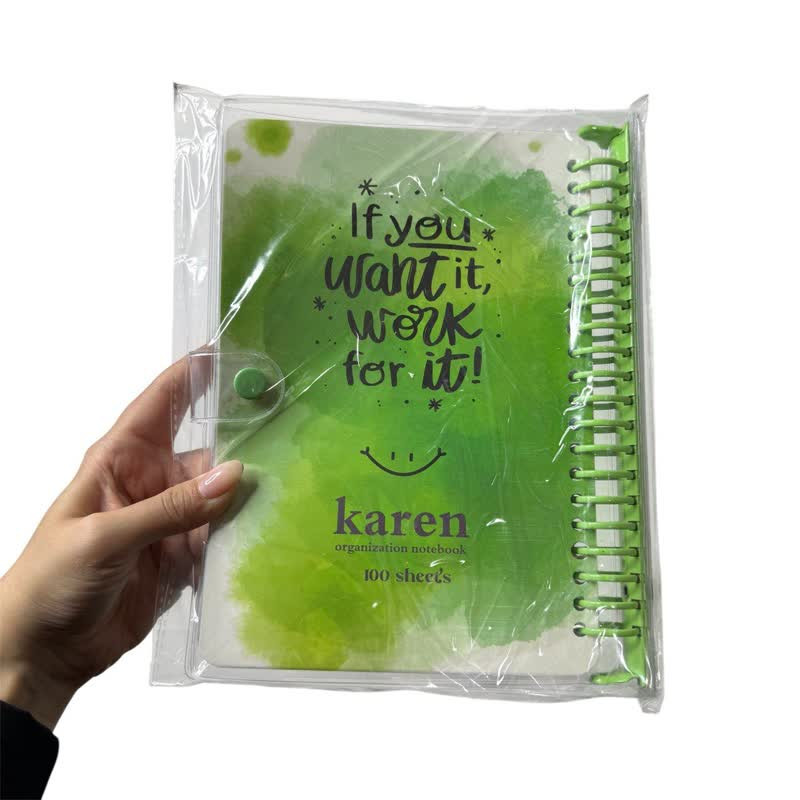 دفتر کلاسوری 100 برگ کارن مدل 1003