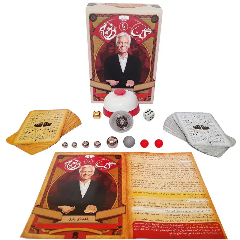 بازی فکری مدل گل یا پوچ گوی فلزی