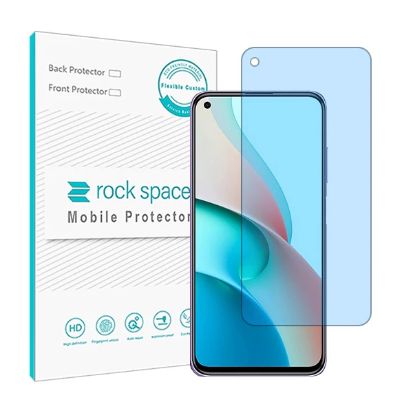 محافظ صفحه نمایش آنتی بلو راک اسپیس مدل HyBLU مناسب برای گوشی موبایل شیائومی Redmi Note 9 5G
